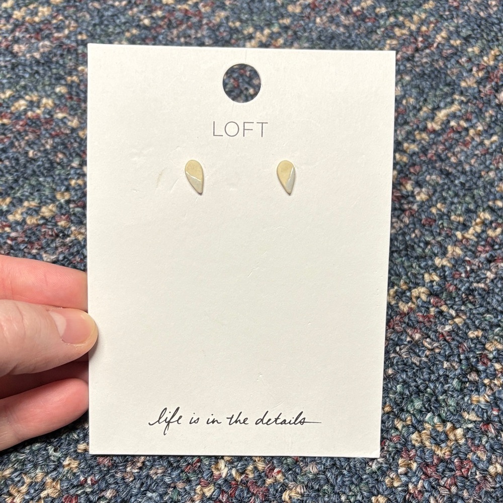 New LOFT teardrop earrings